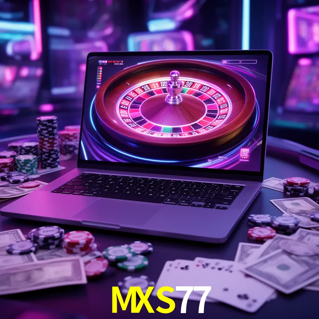 Centro móvil MXS77 con casino, cajero, bonos, app y acceso de cuenta para México